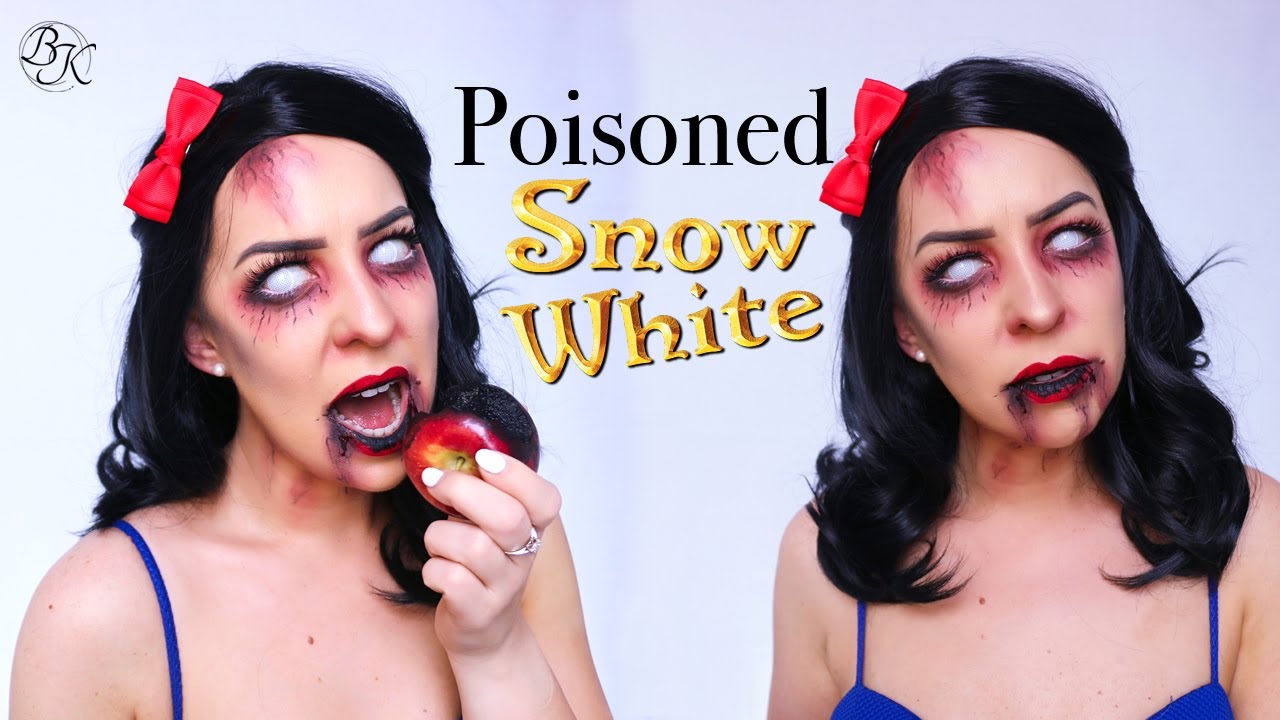 Poisoned Snow White Halloween Makeup Tutorial // by Bridgitte K Makeup