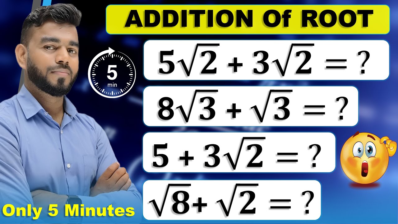 Addition of Root ||  Square Root Addition || Basic Maths
