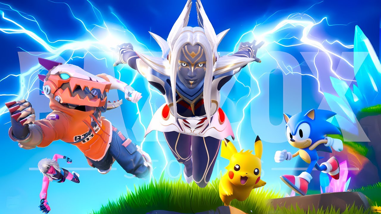 CRASH & PIKACHU INCONTRANO SONIC 🎬 Pazzox Stories Fortnite