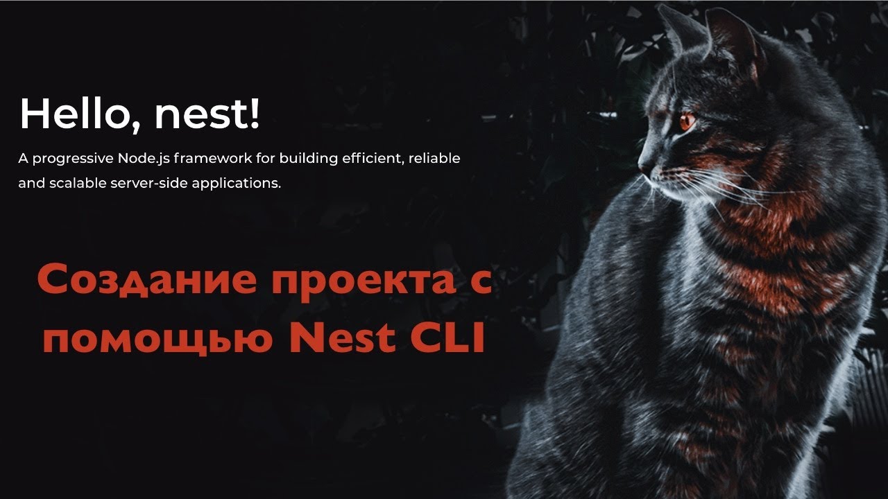 Nest.js #1: Создание проекта с помощью Nest CLI