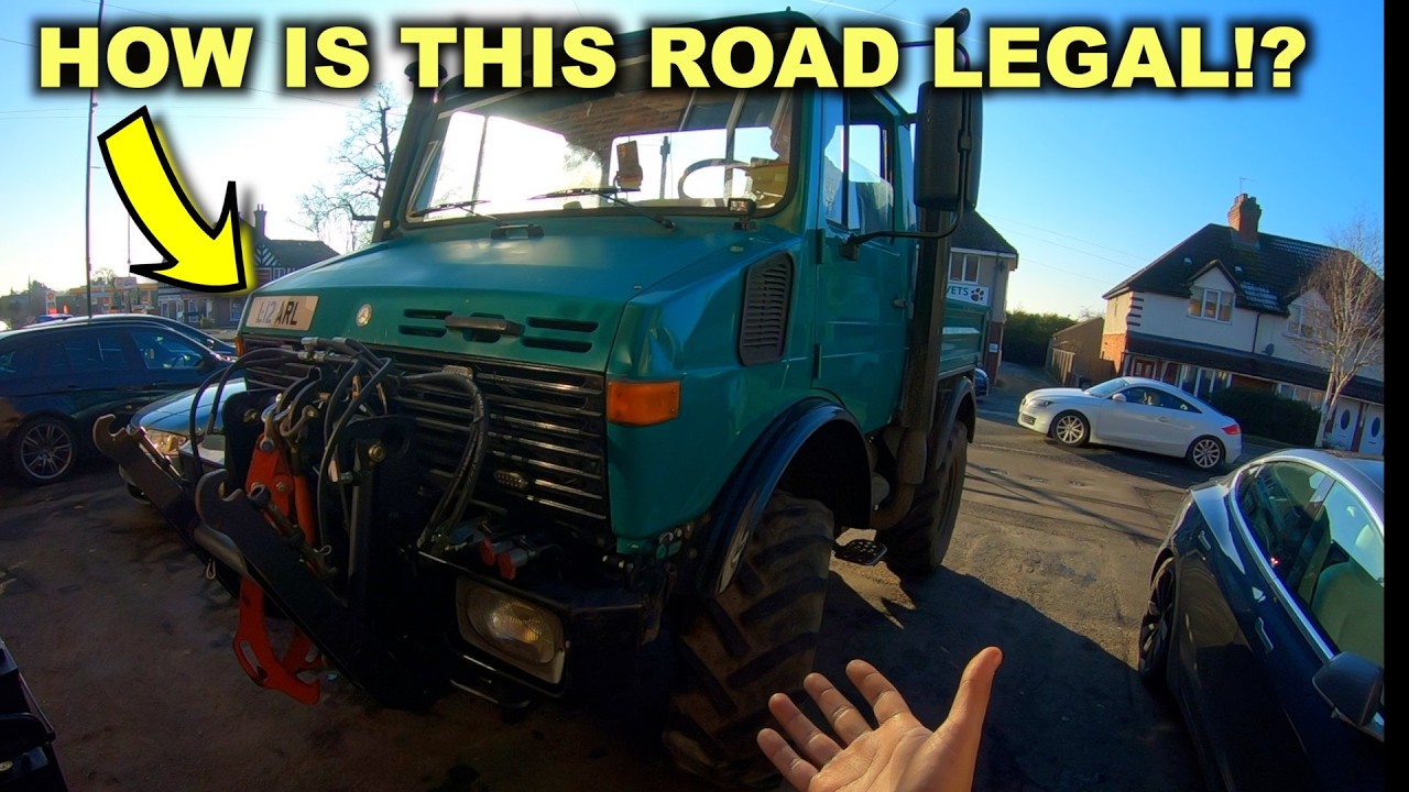 Вы когда-нибудь видели такой грузовик? Mercedes Unimog, 60 000 фунтов стерлингов.