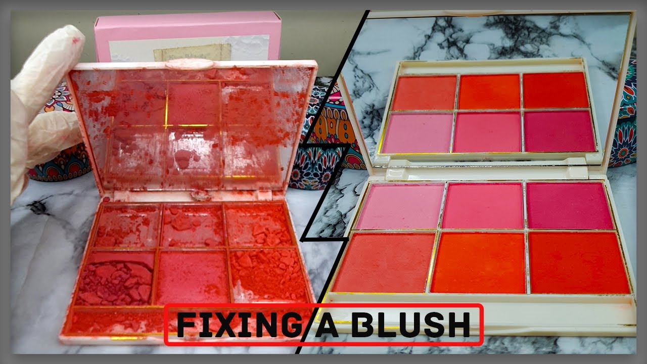 Satisfying Repair | Fixing a blush. #diy #repair #satisfying #asmr