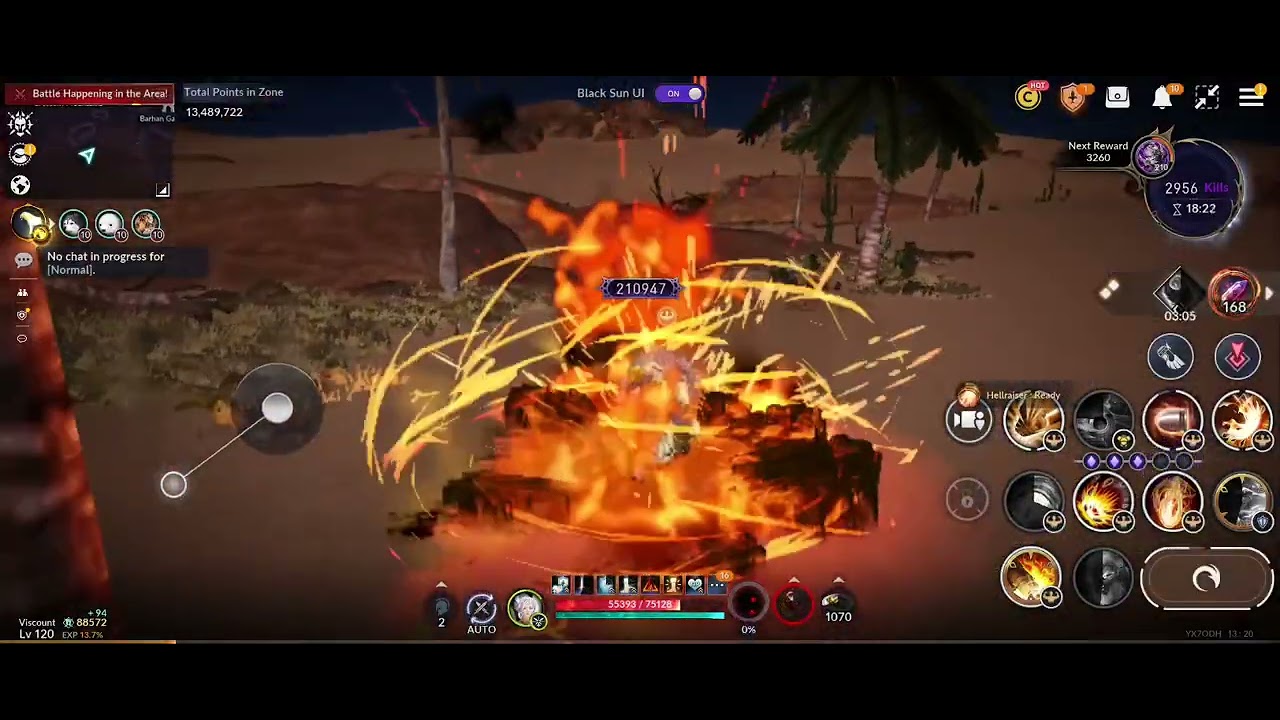 BLACK DESERT MOBILE BS HUNT+KILL 6K MOBS NO NID TO GET STRESS🤣🤣🤣