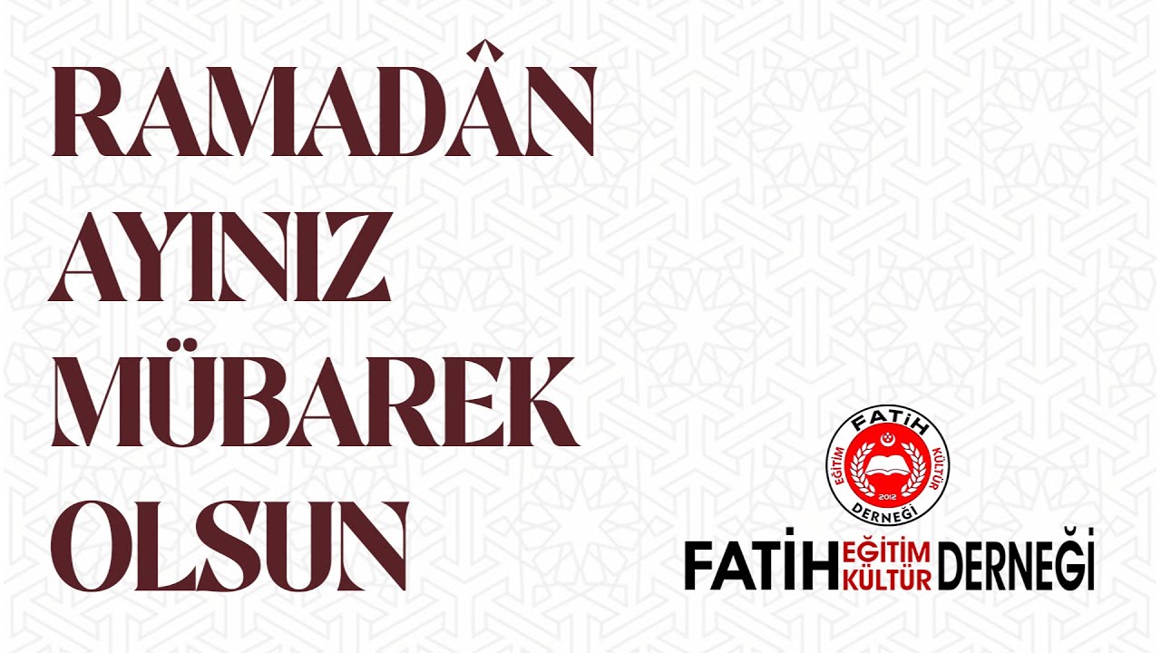 1445 RAMADAN AYINI KARŞILAMA PROGRAMI 'CANLI'