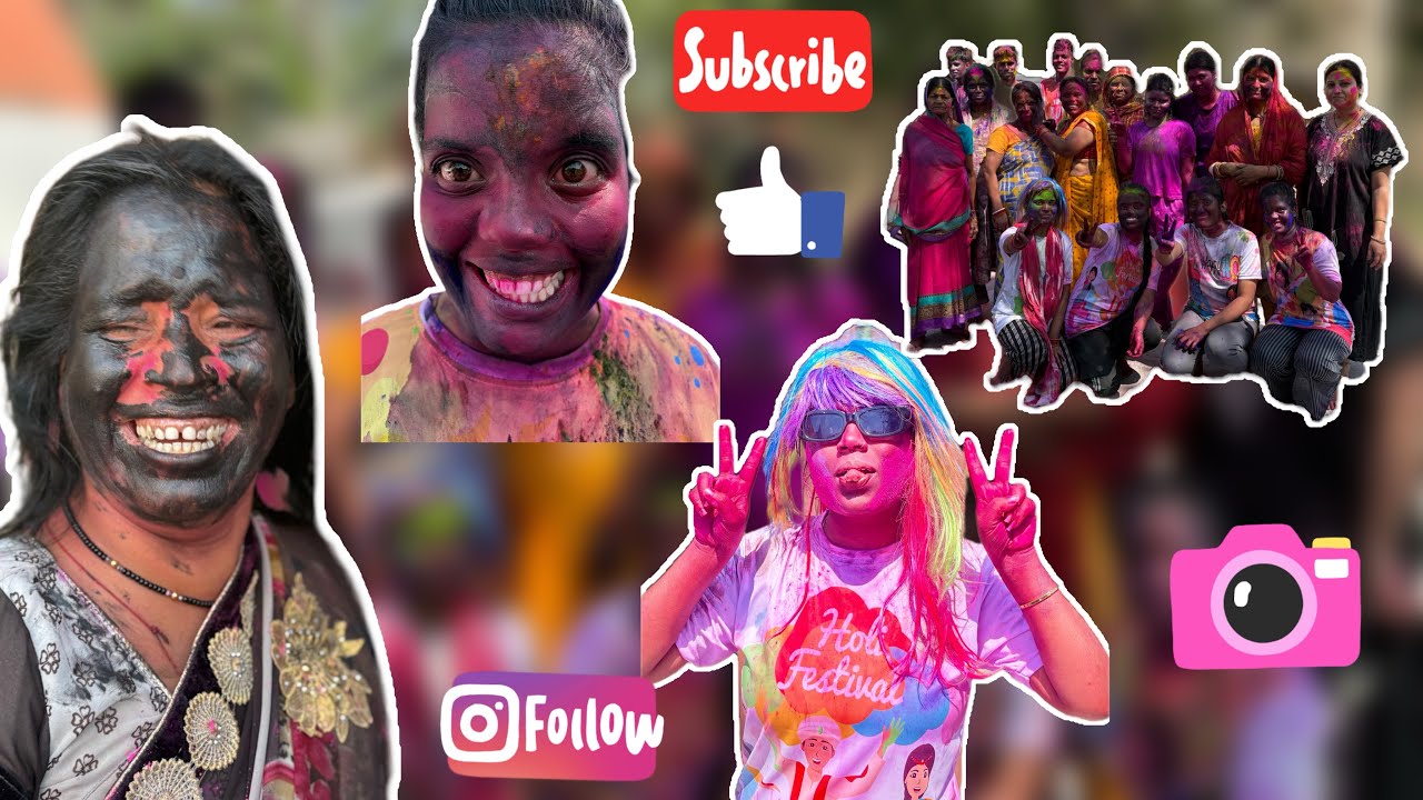 this is how we celebrate holi😍