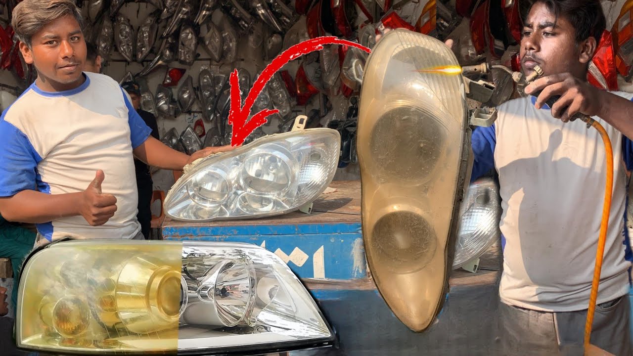 How to Repair Broken Car Headlights DIY
