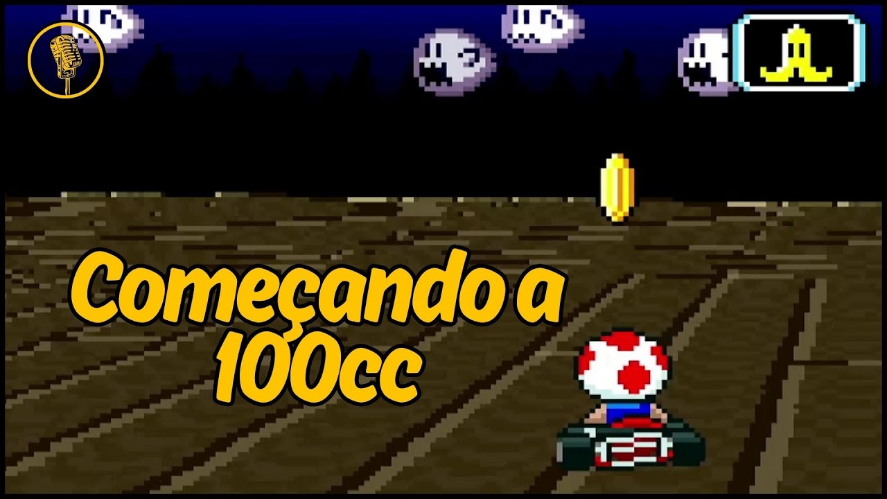 Começando o 100cc no Super Mario Kart (Toad)