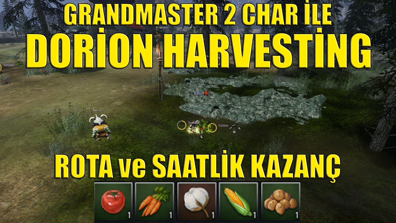 Dorion'da Grandmaster 2 Çar ile HARVESTİNG FARM | Rise Online Toplayıcılıkla Para Kasma Rehberi