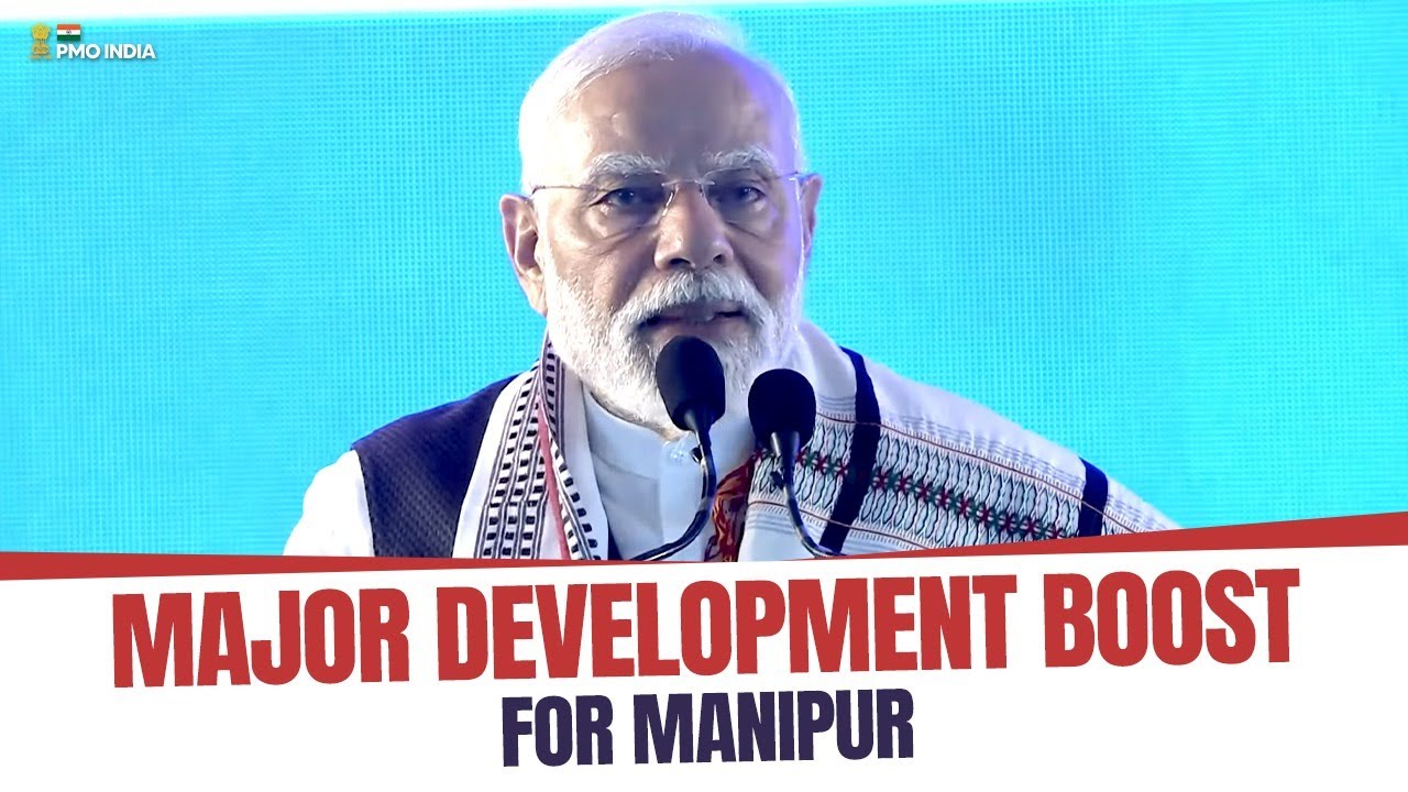 Live -Prime Minister Narendra Modi inaugurates various projects at Imphal, Manipur