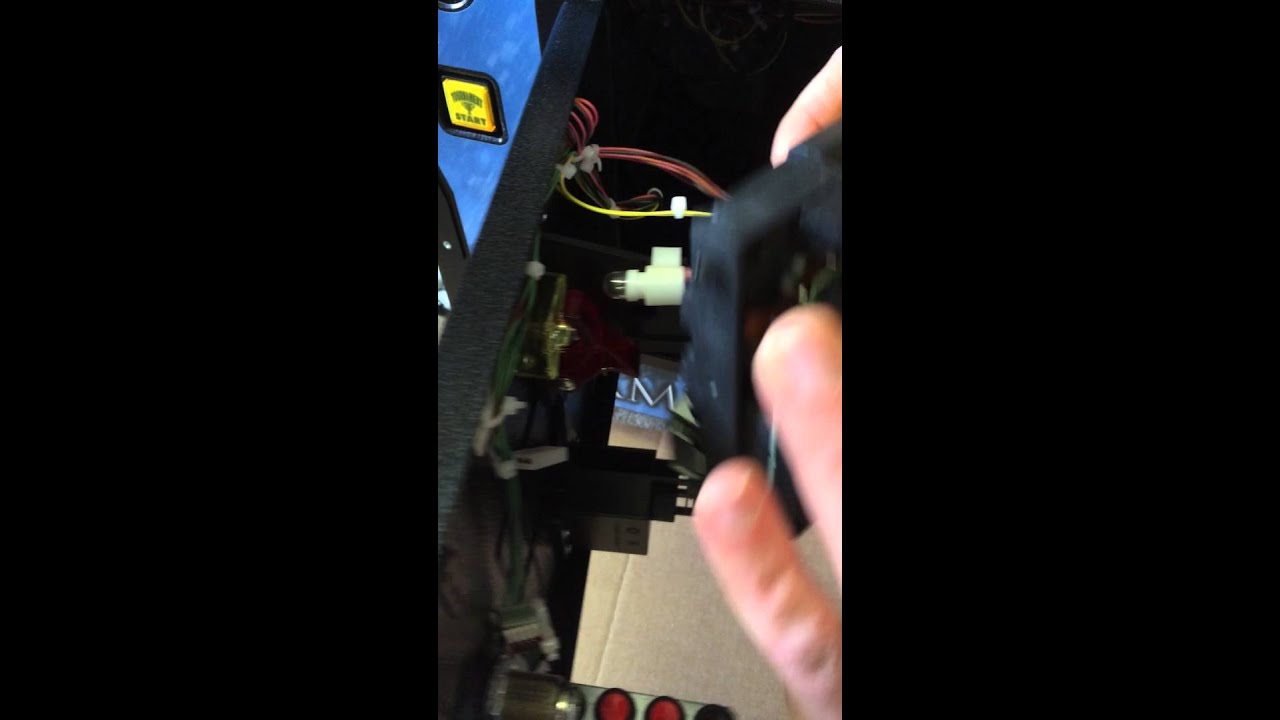 Stern pinball UK coin door fitting coin mechanism