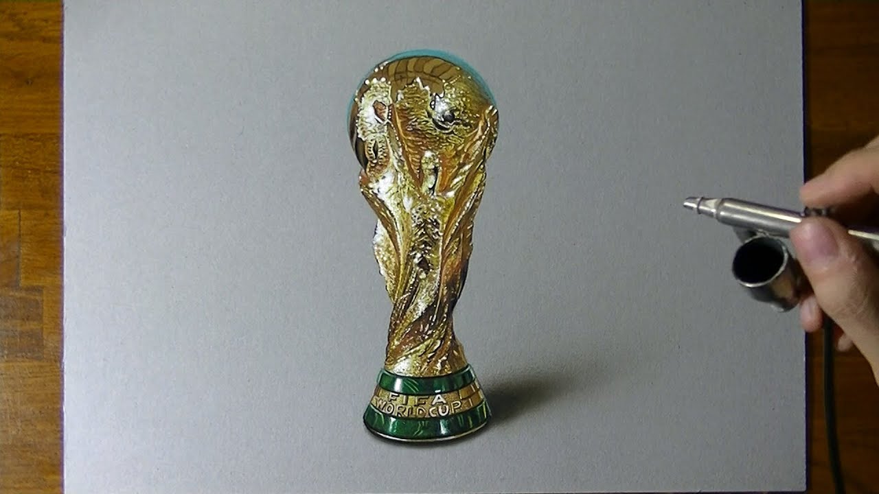 "Si può quasi toccare, la Coppa del Mondo è un disegno"