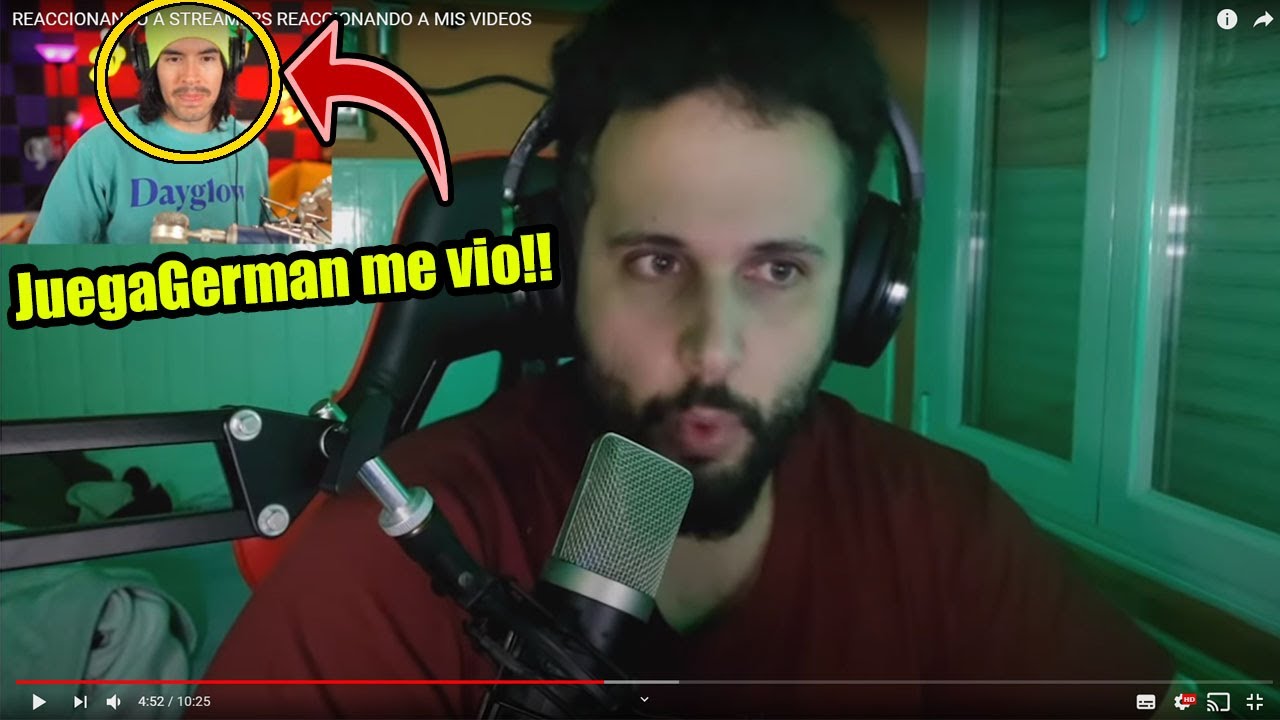JuegaGerman REACCIONÓ a UN VÍDEO MIO!! (UNOS SEGUNDOS FUERON PERO ME HIZO FELIZ 😂)