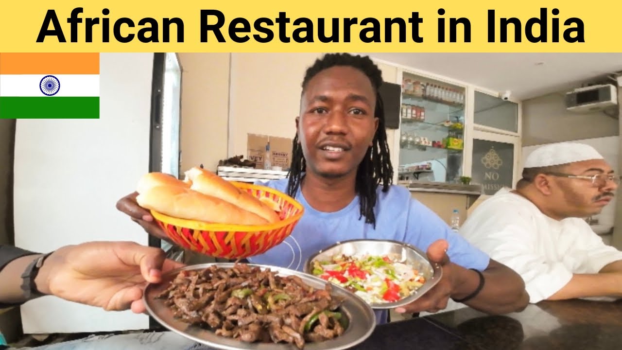 Discover the Hidden Gems: The Only African Restaurant in India!🇮🇳😳