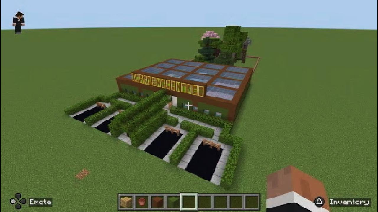 Minecraft tutorial for a Garden centre on PS5 part 1