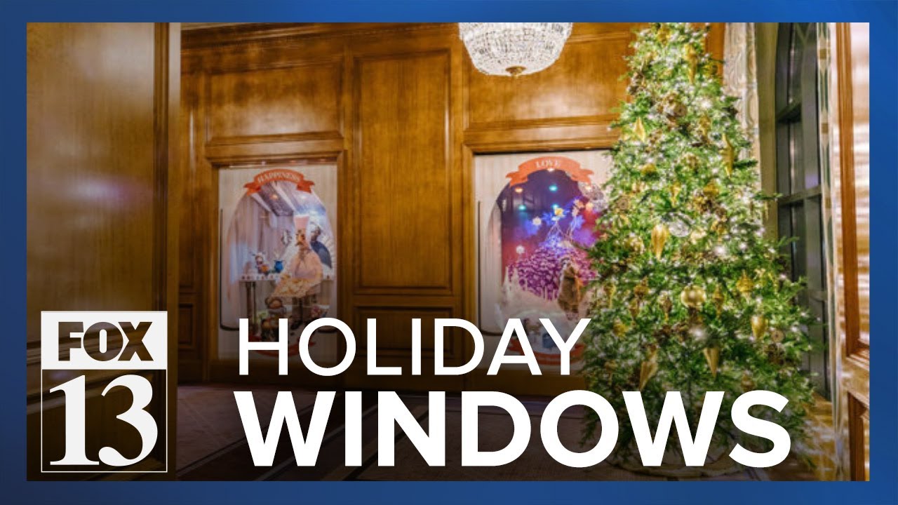 A look at the Grand America's holiday window displays