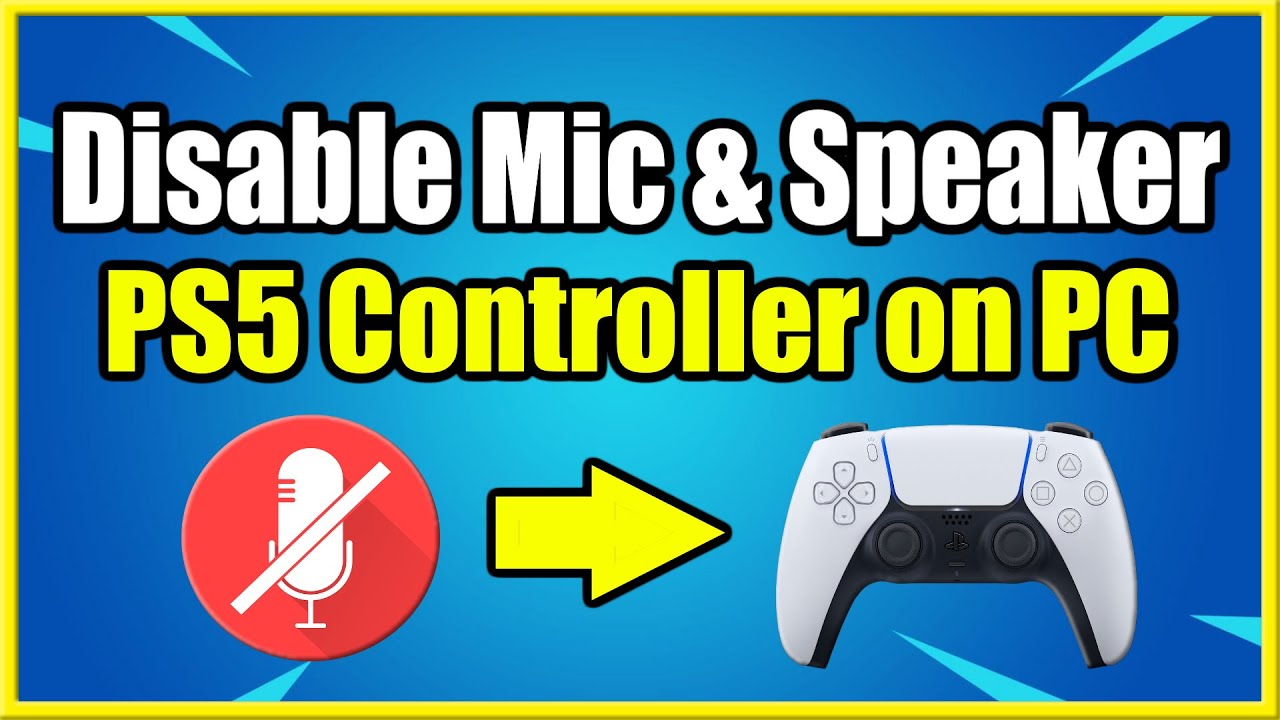 (PC Fix) Disable Speaker & Mic on PS5 Controller PC (No Sound Issues)