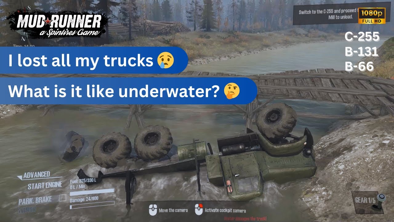 I accidentally lost all of my trucks 😢 #mudrunner