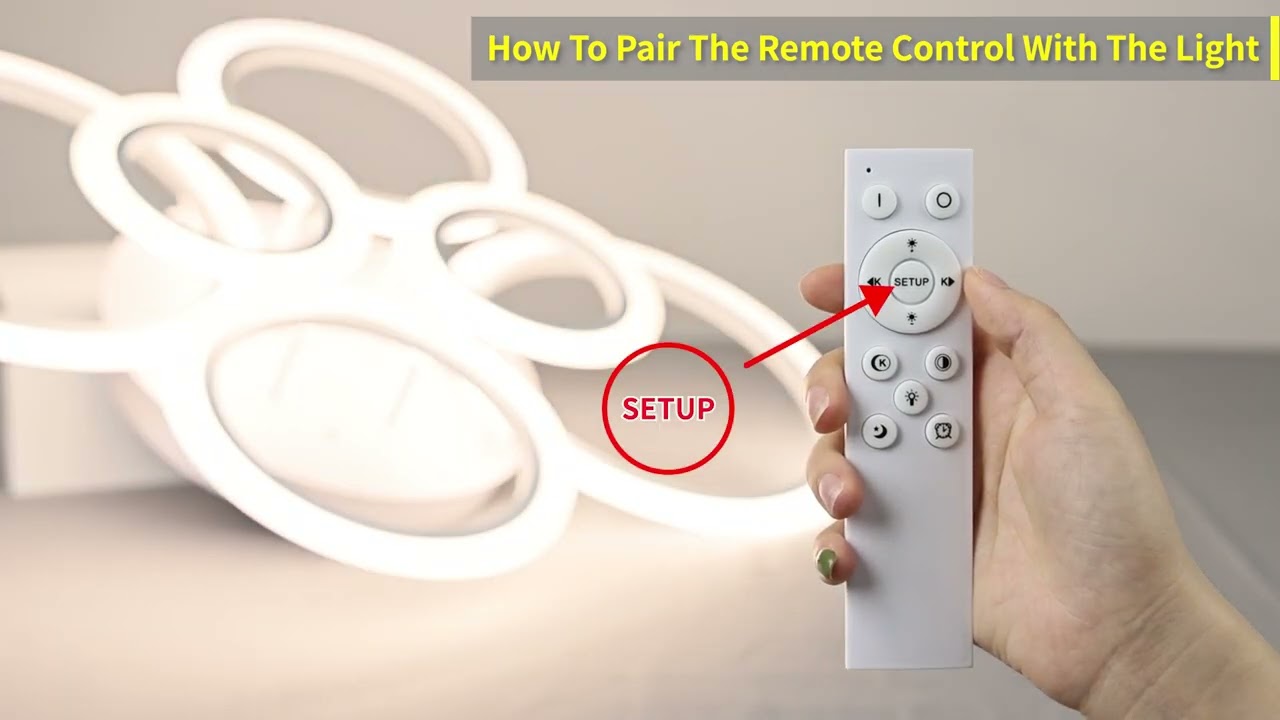 Six Ring Ceiling Light Tutorial Video V2