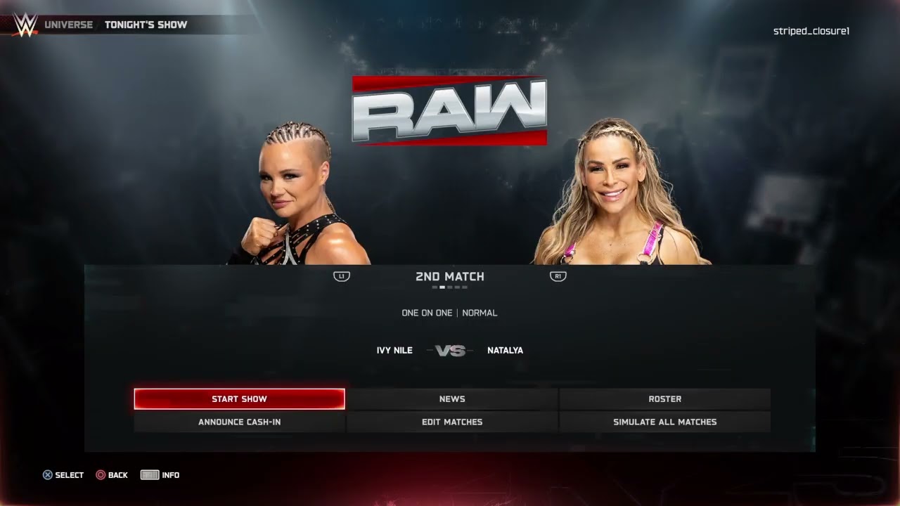 WWE 2K25 universe part 2