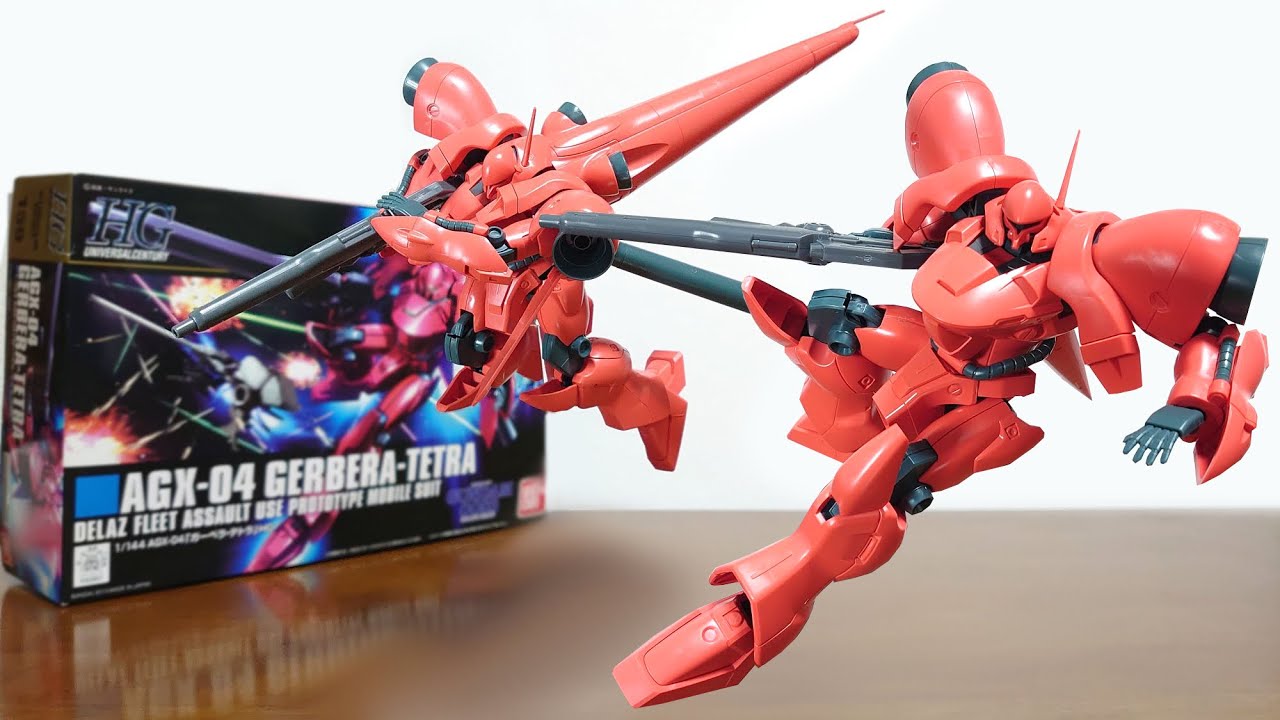 （大型シュツルム・ブースターは着脱式！重装甲ながらも中々動かせる！）HGUC 1/144 ガーベラ・テトラ　レビュー