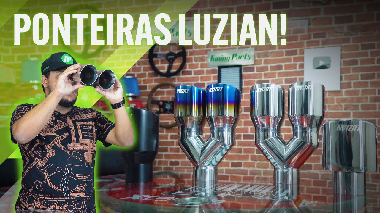 Lançamento LUZIAN de PONTEIRAS Inox 201 - Escolha a ideal para o seu carro!
