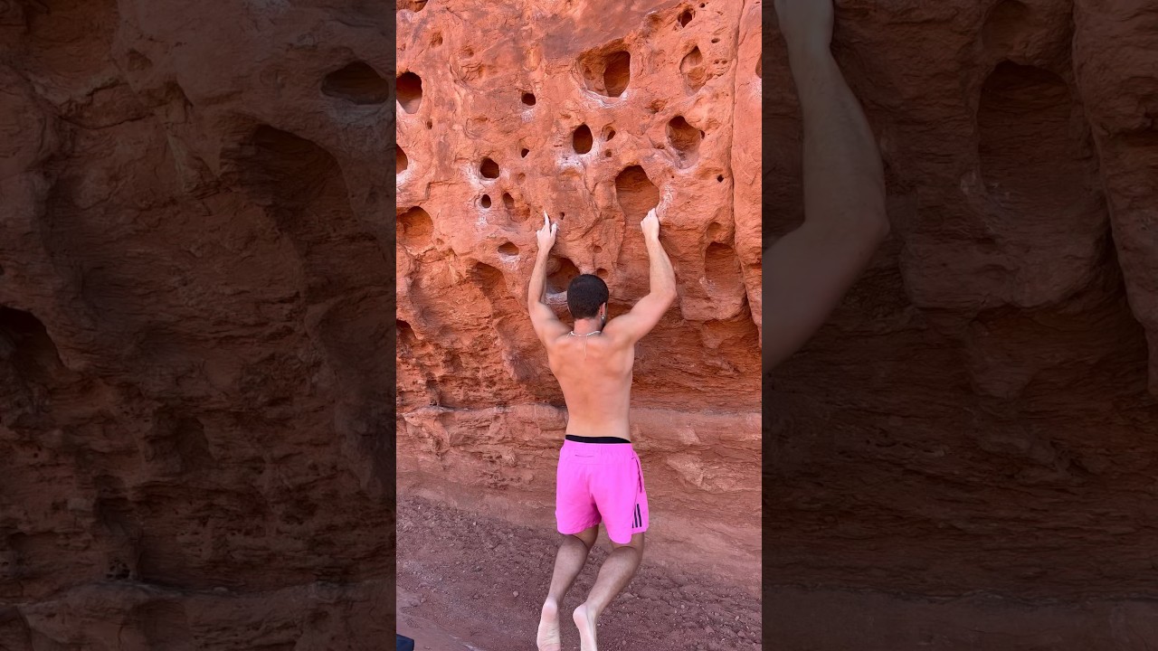 Bouldering in Utah! #bouldering #rockclimbing #utah #travel