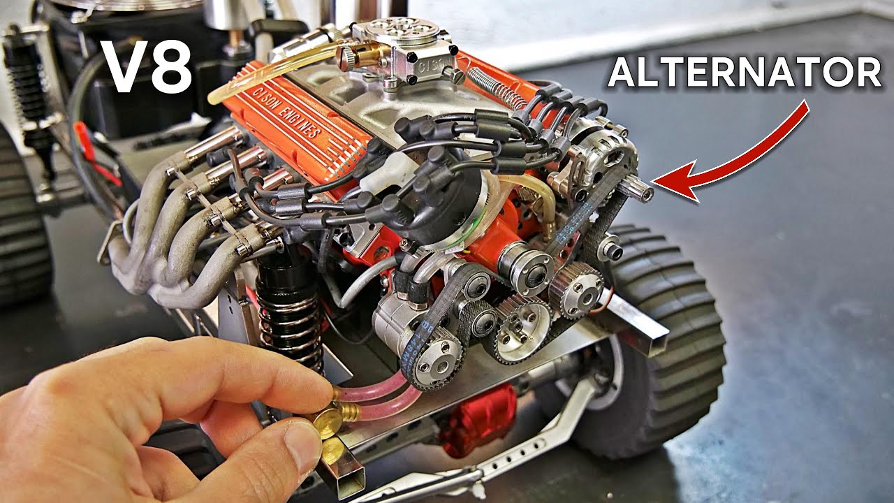 Fixing & Improving the Cison V8 Engine on the 1/10th Scale RC Build!