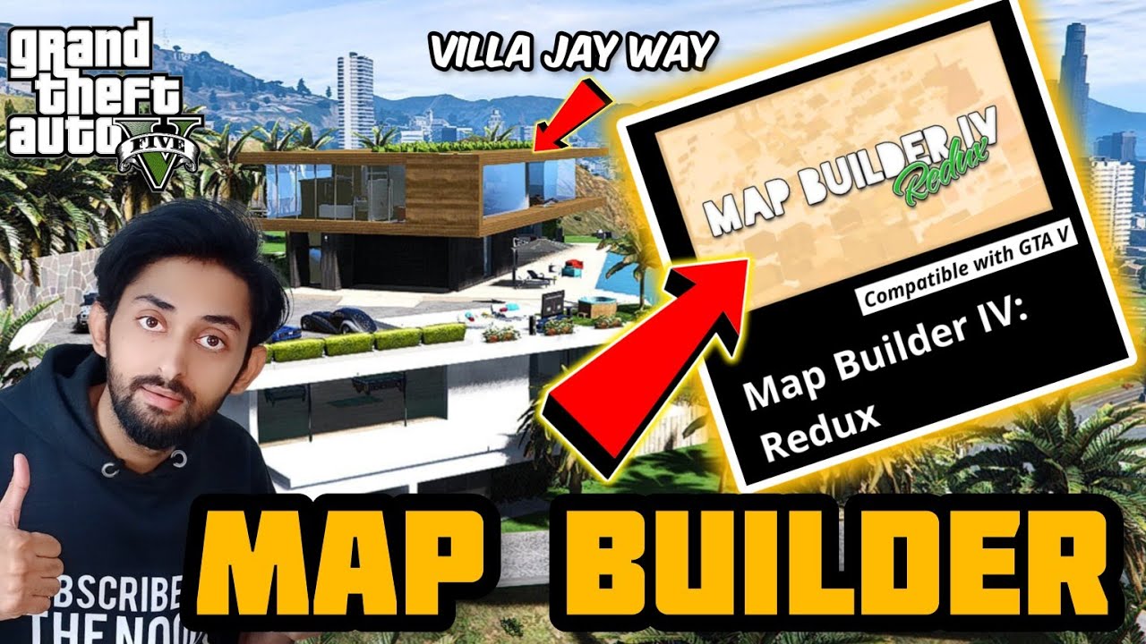 HOW TO INSTALL MAP BUILDER IN GTA 5 | MAP EDITOR GTA 5 | VILLA JAY WAY | GTA 5 Mods 2023 Hindi/Urdu