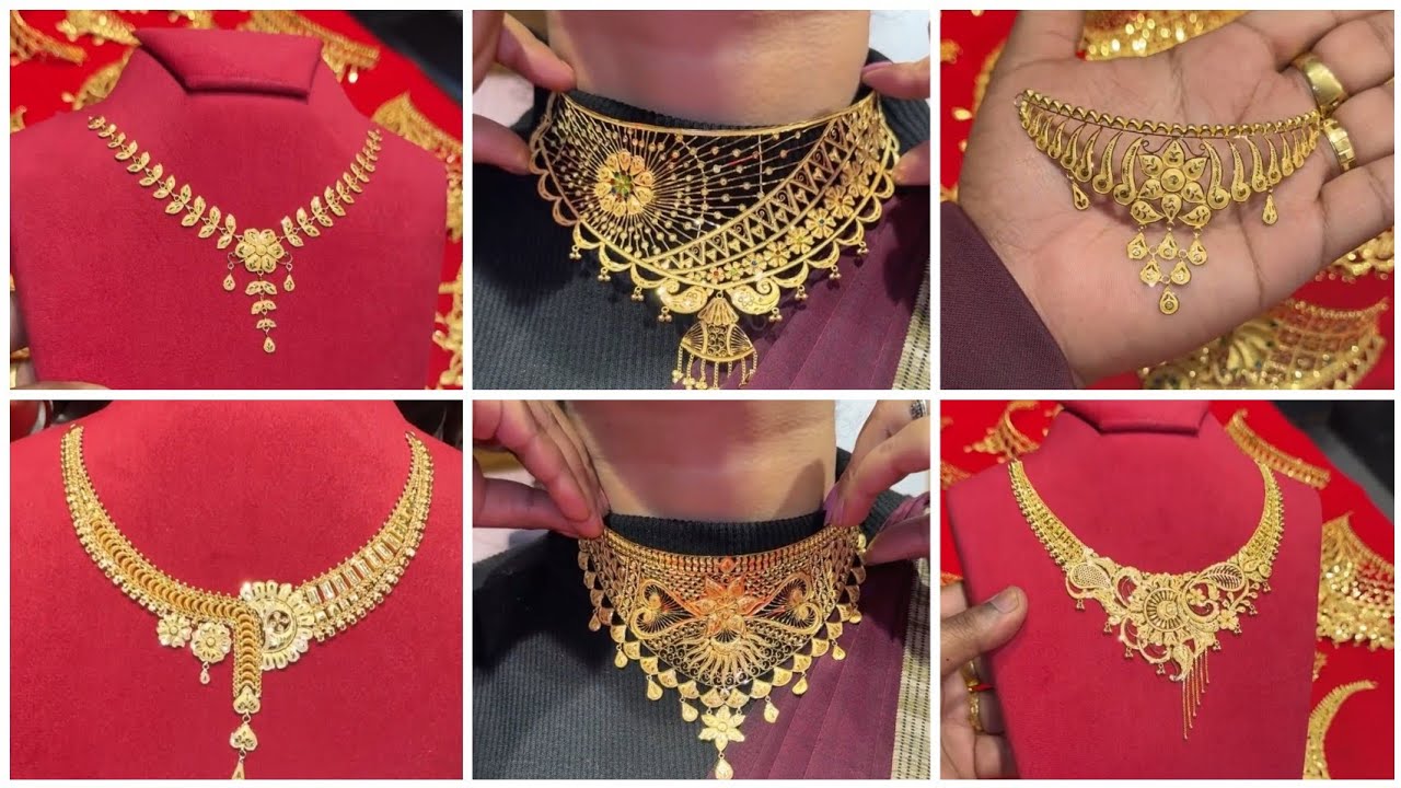 Light Weight Gold Necklace Designs | Latest Daily Wear Gold Necklace Collection 2026