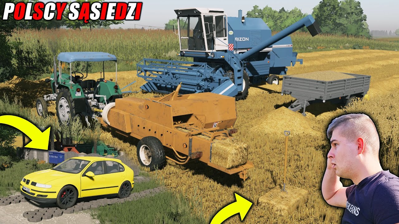 POMOGŁEM DAWIDOWI UKRYĆ SEATA😂 KUBA WPADŁ W SZAŁ I POJECHAŁ DO❓😱 DYMY NA WSI❗┃POLSCY SĄSIEDZI S2┃23