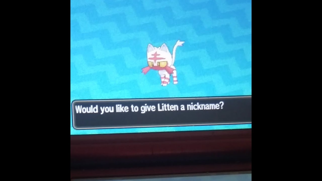 Shiny Litten First Soft Reset!!!!!!!