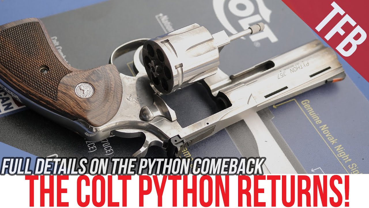 The Colt Python RETURNS! Full Details from [SHOT Show 2020]