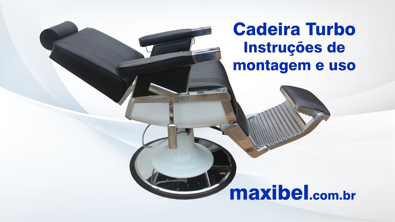 Montagem e Uso Cadeira de Barbeiro Turbo