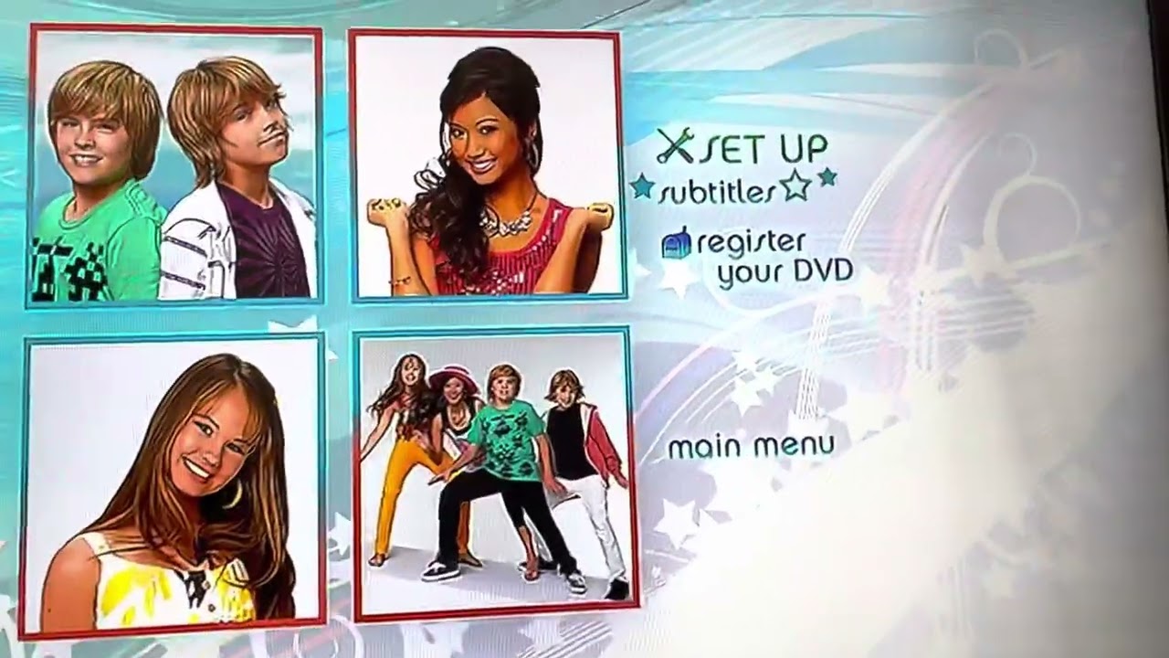 Wizards On Deck with Hannah Montana DVD Menu Walkthrough