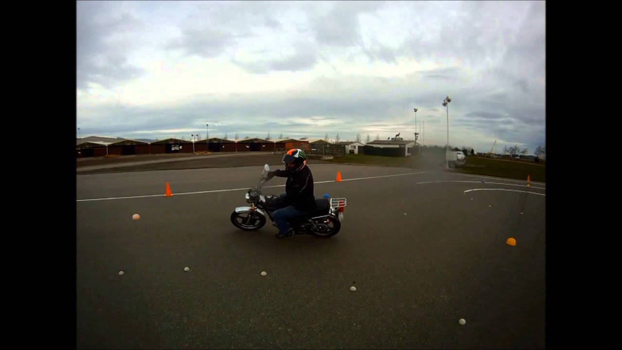 New 2013 Basic Handling Skills Test with helmet cam from Mainland Motorcycle School