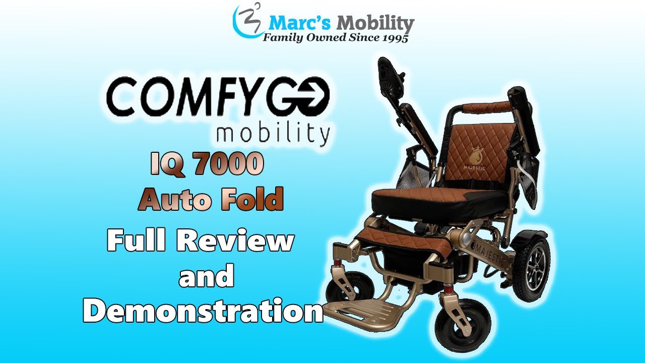 MAJESTIC IQ-7000 Auto Folding Remote Controlled Electric Wheelchair - 