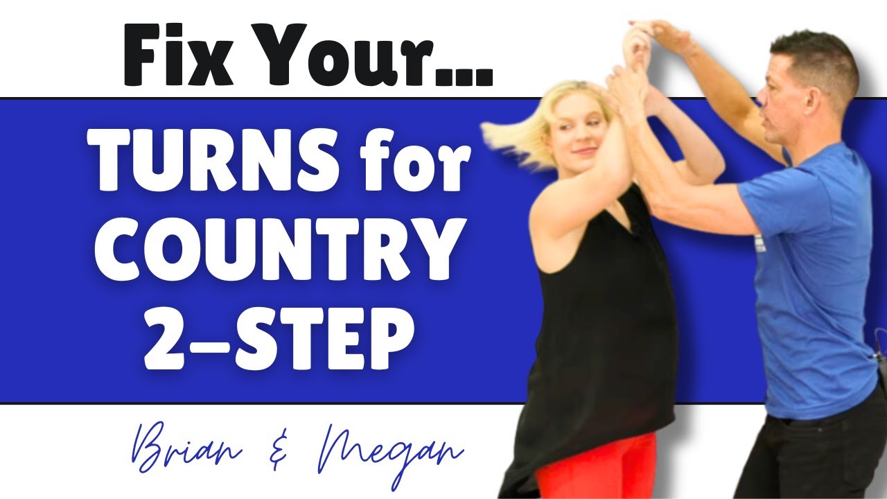 Country Two Step Spins Tutorial - 3 Big Mistakes!!!