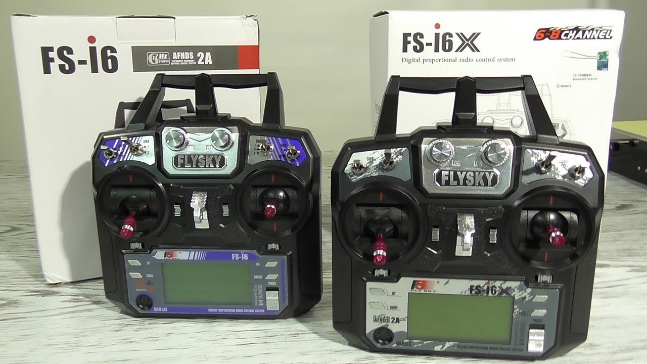 FLYSKY FS-I6X  xs FS-I6 Обзор и разница между  FS-I6X и FS-I6