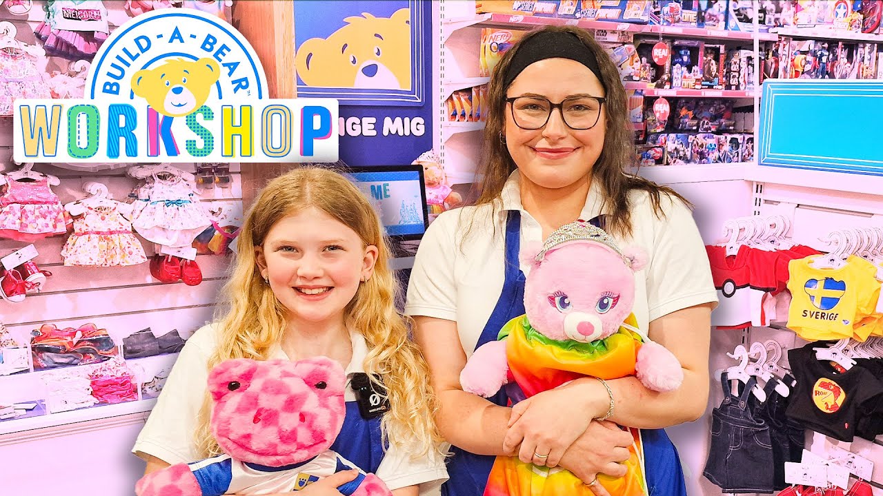 🧸✨ (Reklam) Jag Gör Min Egen Björn hos Build-A-Bear! 😍🪡