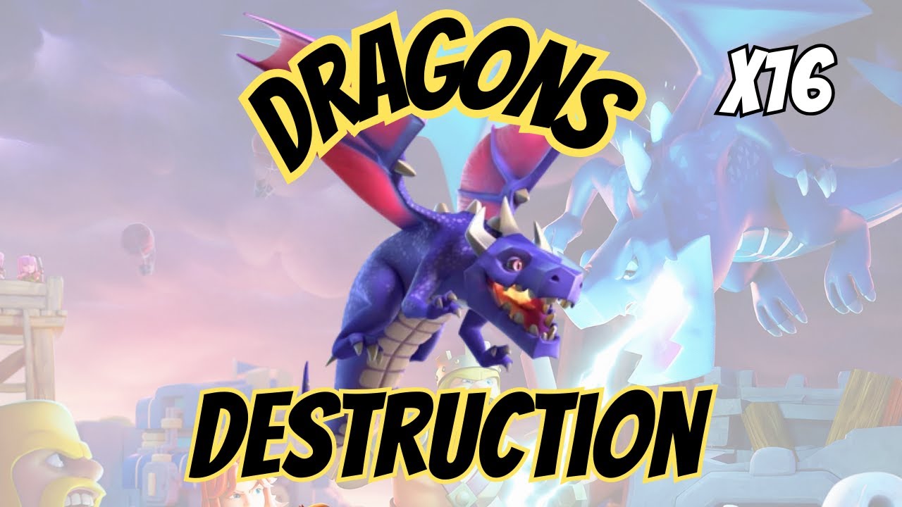 16 Dragons UNLEASHED! This TH17 Attack MELTS Bases! 🔥🐉