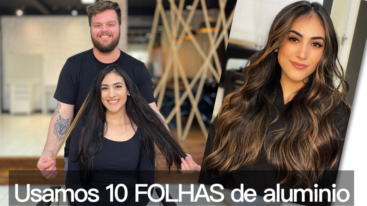 SEGREDO REVELADO de como fazer um iluminado RAPIDO - morena iluminada caramelo #16+1