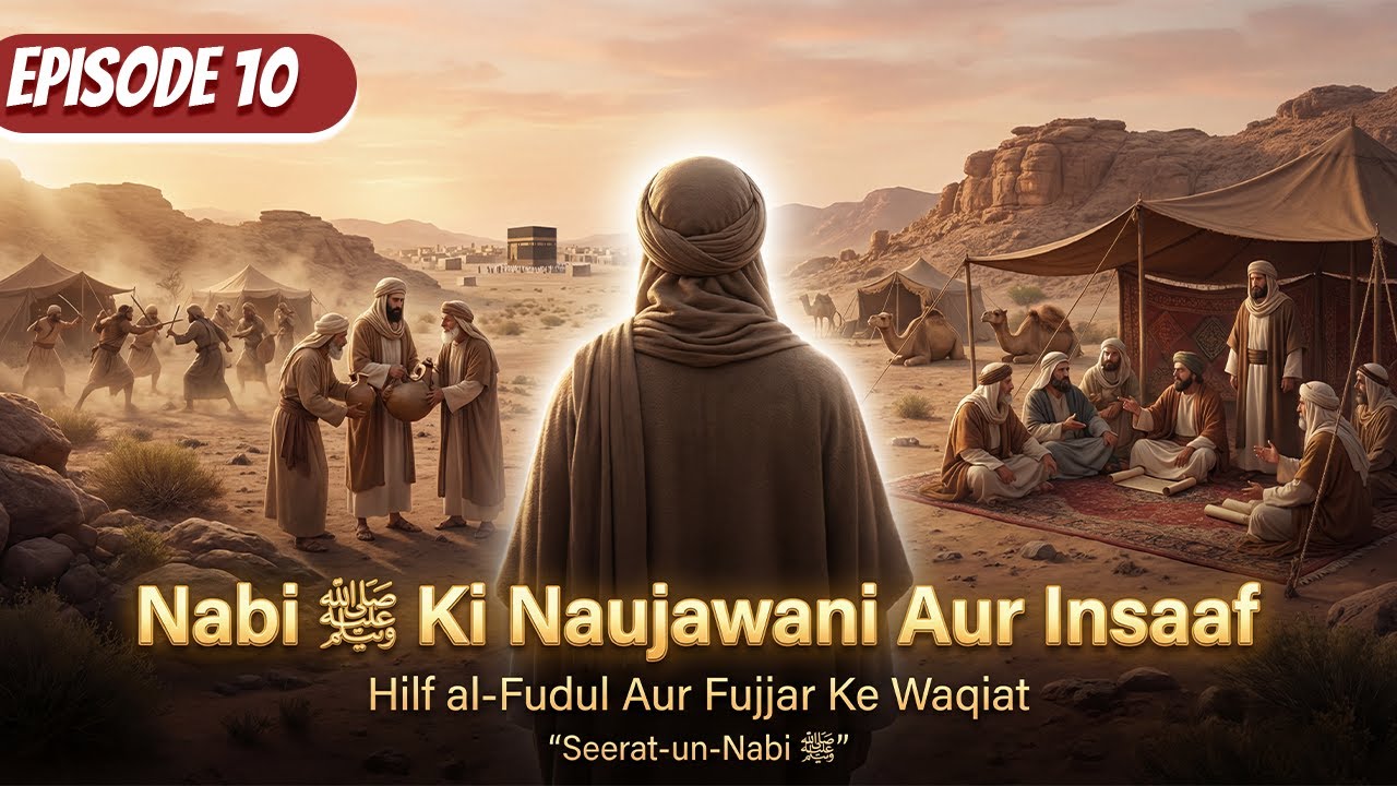 Fujjar Ki Jang Aur Hilf al-Fudul | Huzoor ﷺ ka bachpan or Pehli Jang | Seerat Un Nabi Ep 10