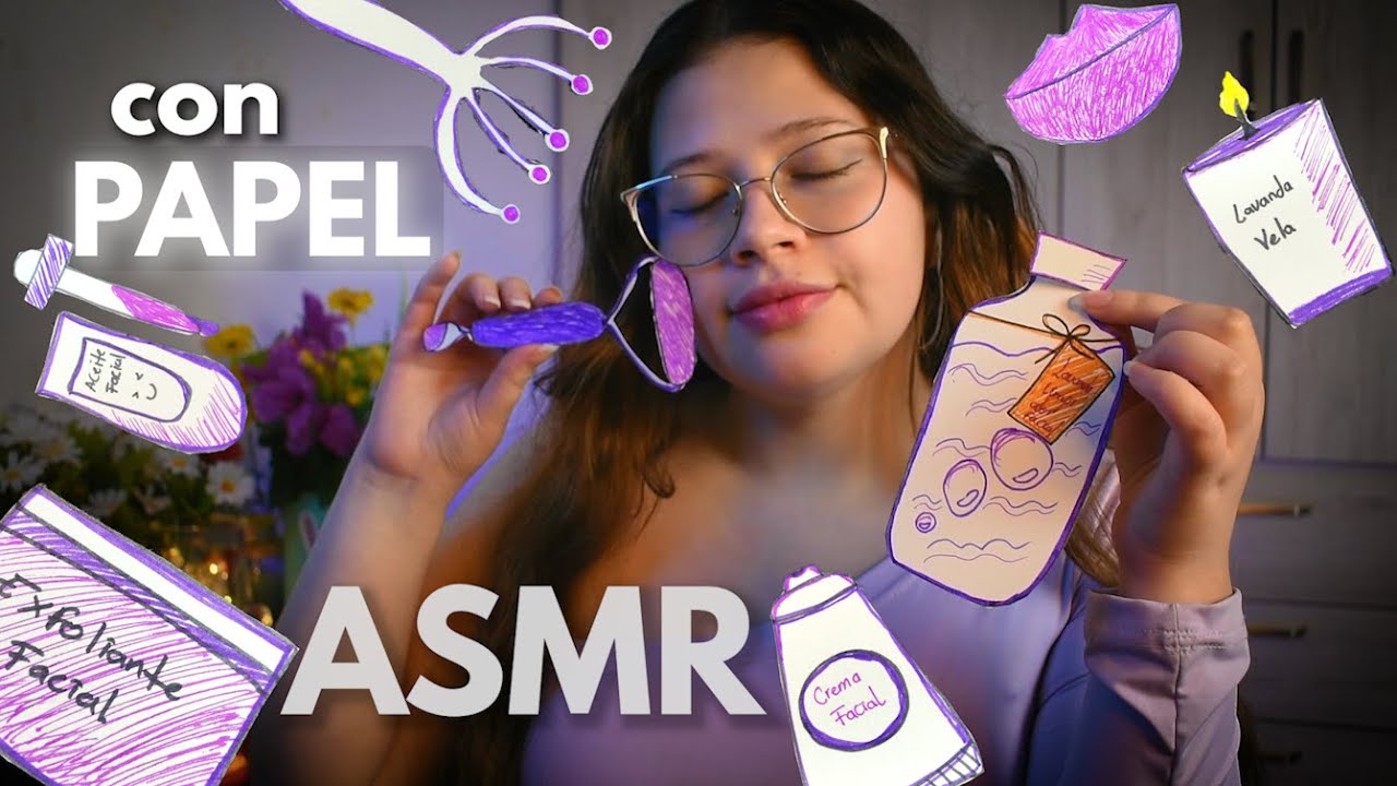 asmr 🌿 SPA RELAJANTE con PAPEL 📝Vivalen ASMR