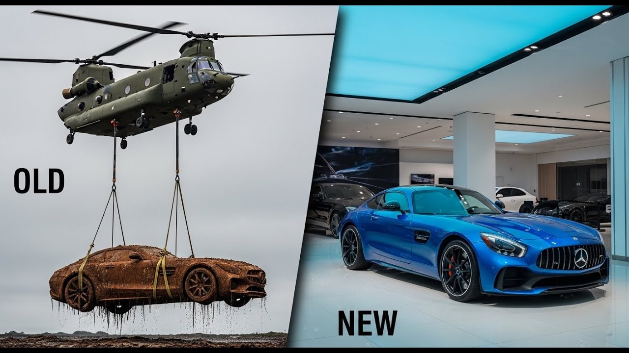MIRACULOUS Restoration — Mercedes-AM G GT S 50 Years Buried Underground to New