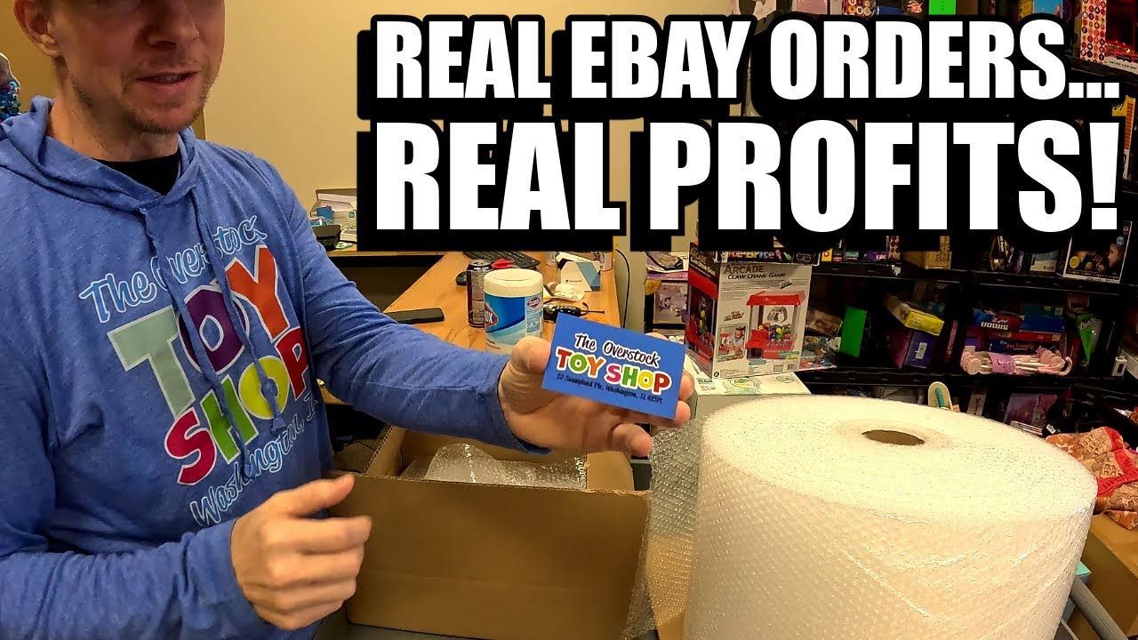 How We Ship Our eBay Toy Orders! Real Sales, Profits & Reseller Tips from the Shop