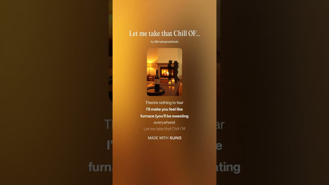 Let me take that Chill OFF  (MORE HEAT)