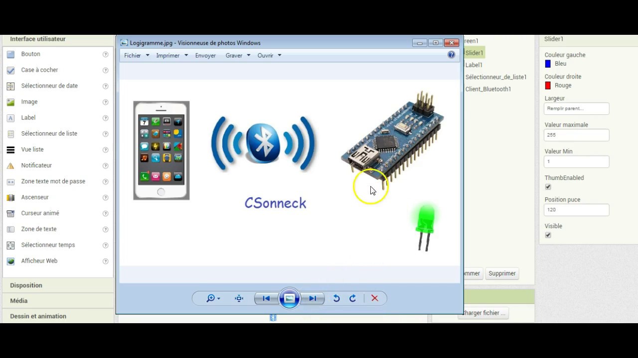 AppInventor BlueTooth Arduino PWM