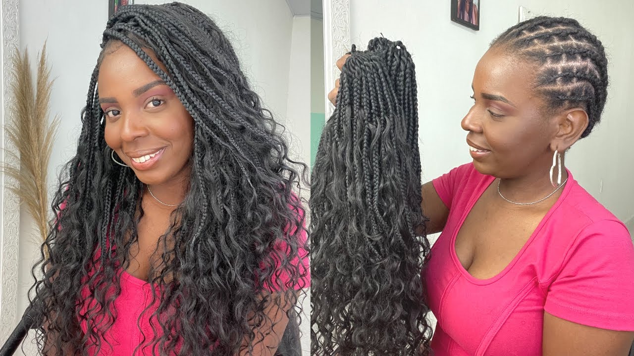 Goddess braids em 2 horas / método crochet