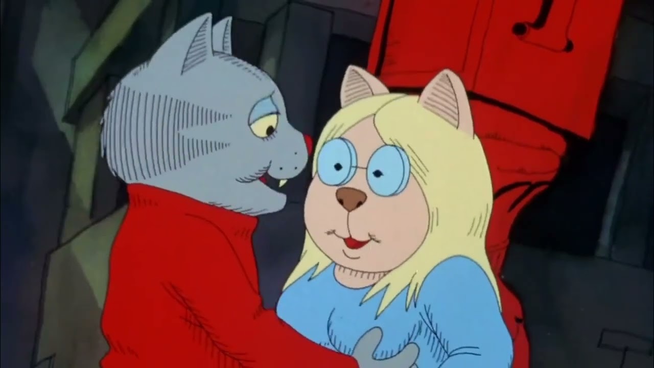 Fritz the Cat (1972) a troubled young cat scene