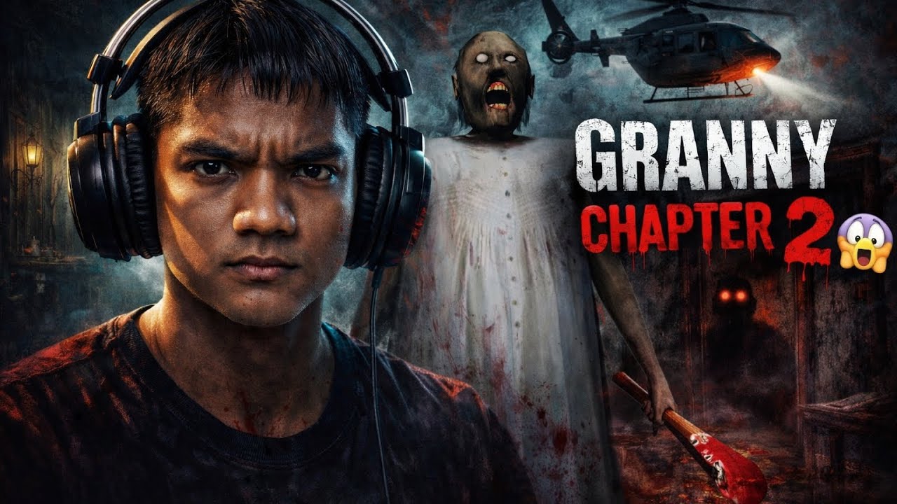GRANNY CHAPTER 2 🚁 HELICOPTER ESCAPE | ALMOST DIED! 😱